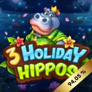 3 Holiday Hippos